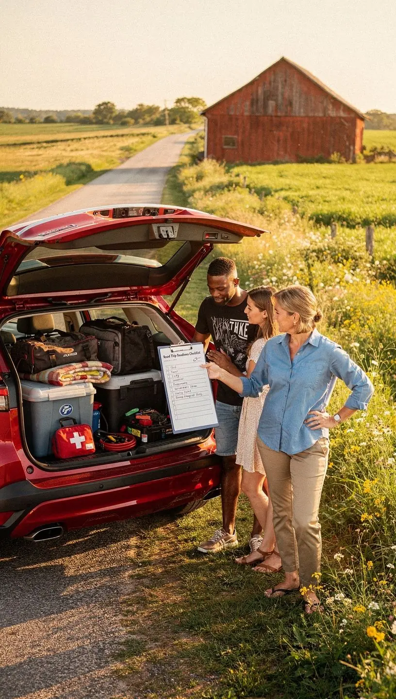 Sprawdzenie stanu technicznego pojazdu przed wyjazdem w trasę