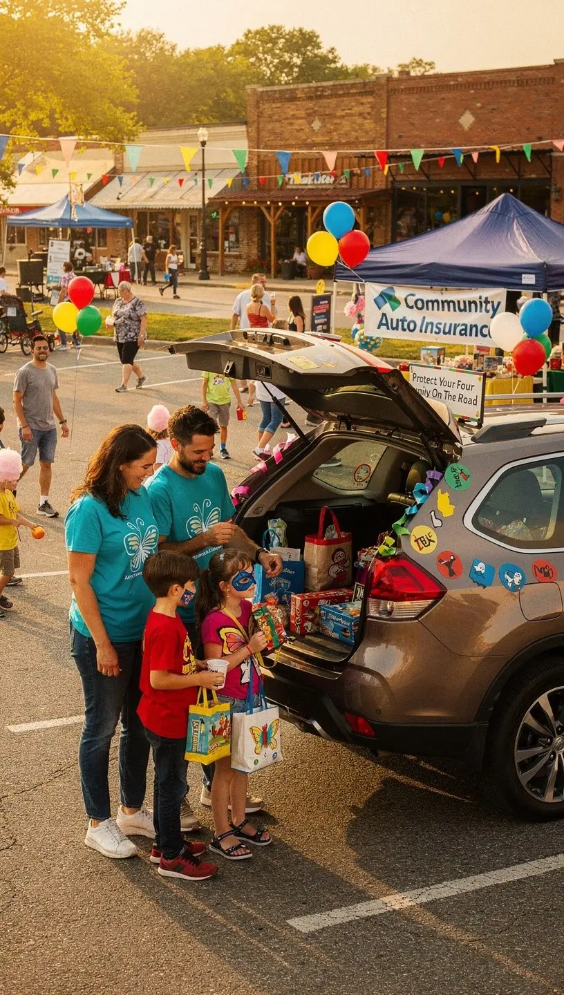 Konsultant ubezpieczeniowy omawiający z klientem opcje ochrony pojazdu przed nieprzewidzianymi zdarzeniami.