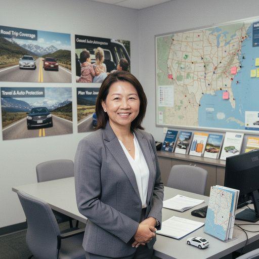 Pojazd przejeżdżający przez malowniczy krajobraz wiejski